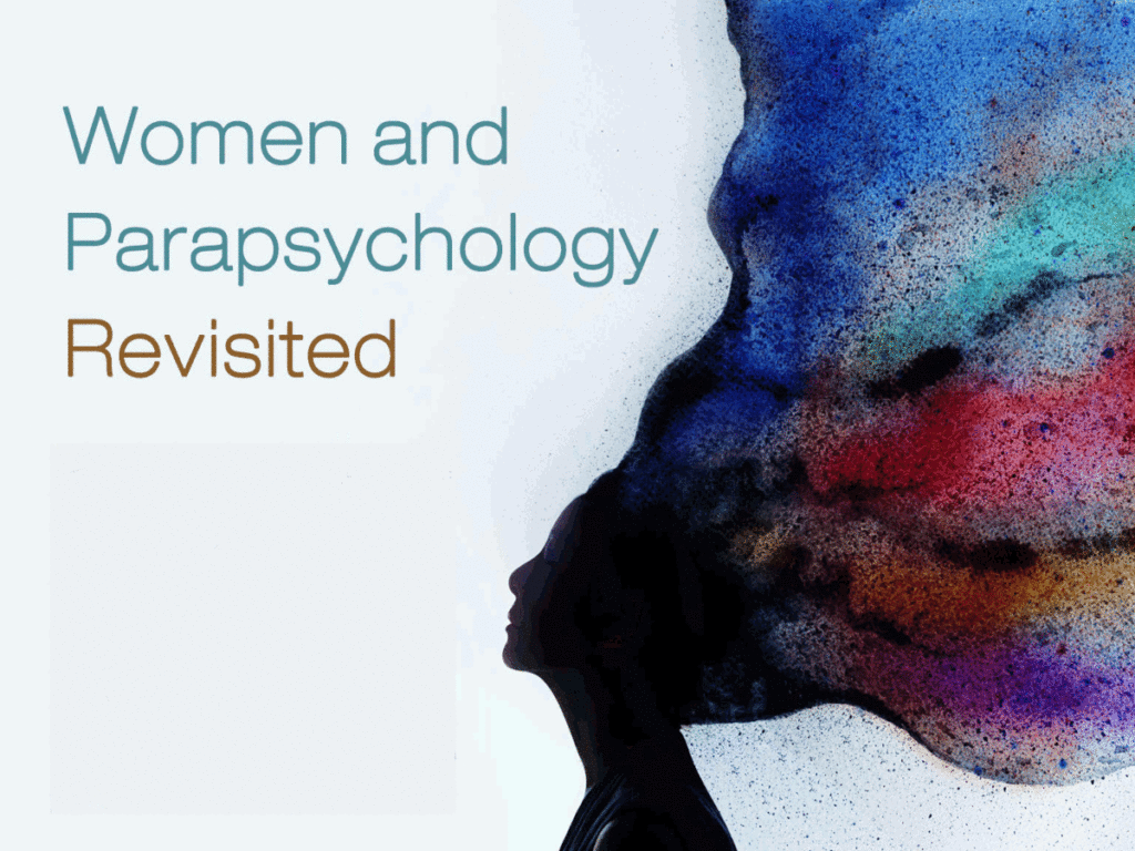 Flyer zur Veranstaltung "Women and Parapsychology Revisited"